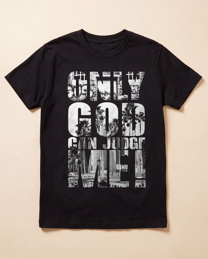 Only God Can Judge Me — flat lay