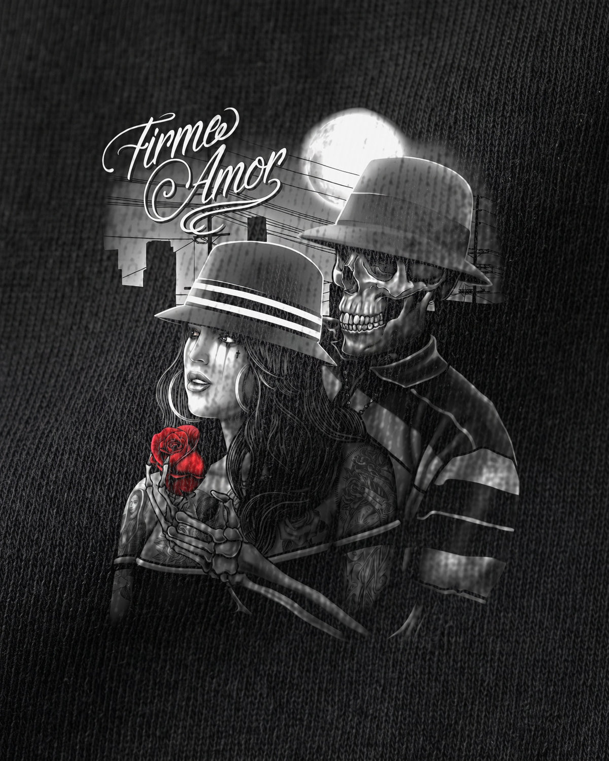 Firme Amor — print close-up