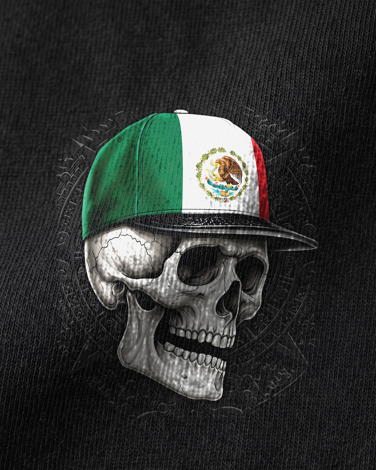 La Calavera — print close-up